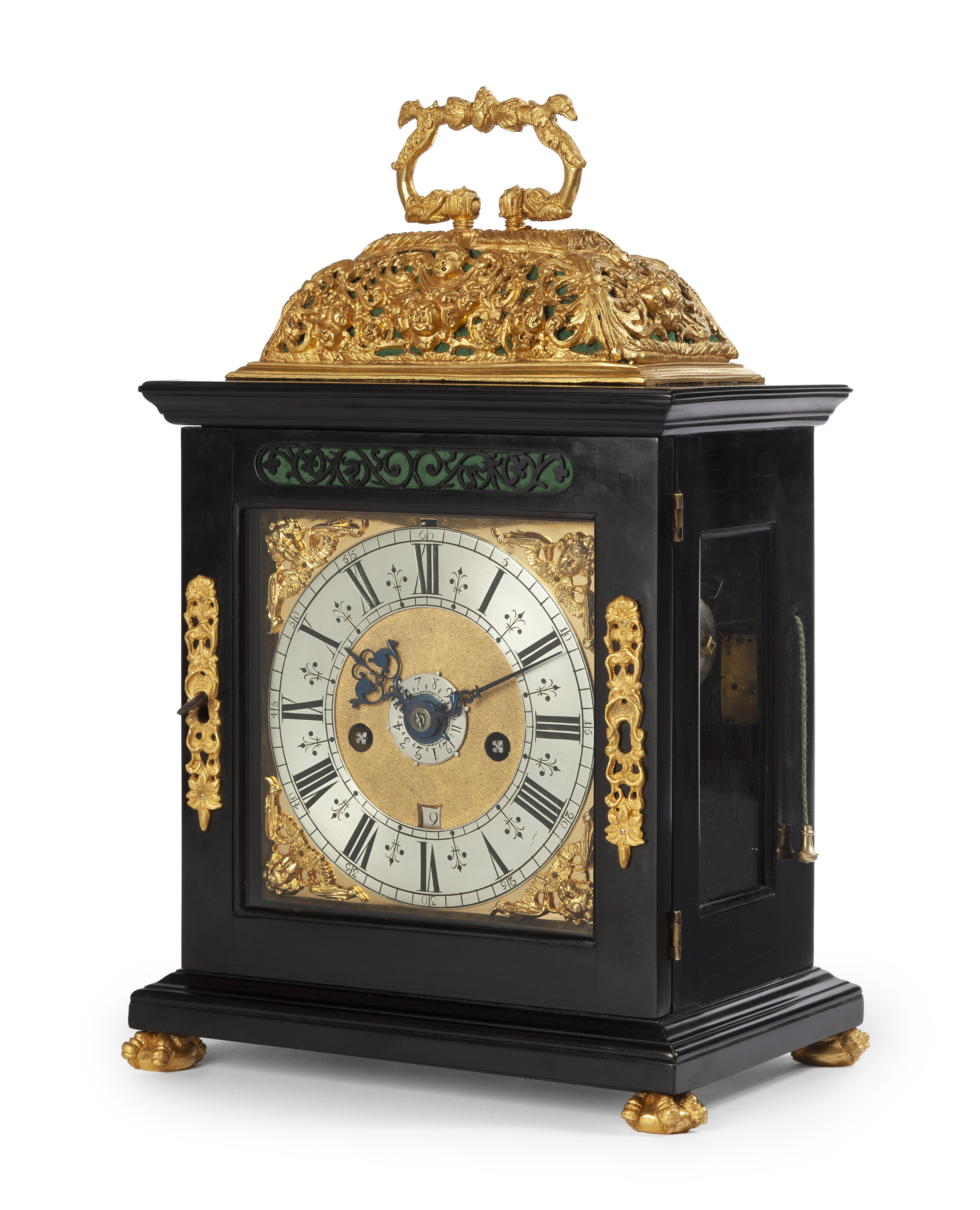 met de klok mee injecteren beha TAFELKLOK Gesigneerd: Nauta - Norris antieke klok antique clock